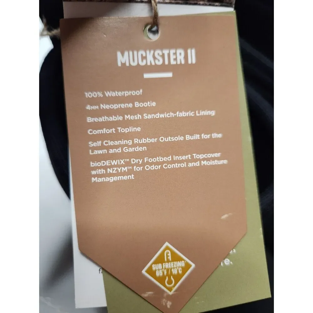 Muck Boot Company Muckster II Ankle Boots Men’s 10 Black